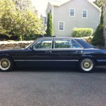 Mercedes Benz 300SEL w126 on Gold BBS RS 16x8 et11 & 16x9 et11