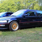 Black Honda Civic Si EF Gold BBS RM