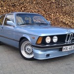 Blue BMW 323i E21 on BBS RS with Alpina Goodies