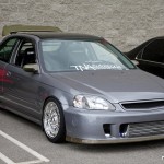 Grey Honda Civic EK Hatchback 16" Fully Polished BBS RS