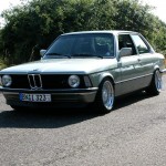 Silver BBS e21 320i on BBS RS with Chrome Caps