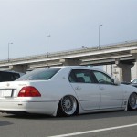 White Toyota Celsior BBS Super RS VIP