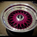 Fuschia BBS RS with Polished Lip