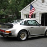 Gold Porsche 911 on Gold BBS RS