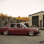 Mercedes Benz 240D w115 on 15" Gold BBS RS