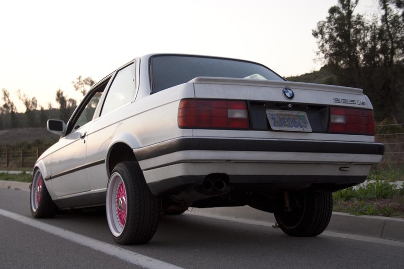 BMW E30 on Pink BBS RS - BBS RS005, BBR RS006