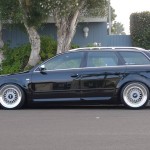 Black Audi A4 Avant B7 on 18" BBS RS RS285 & RS286