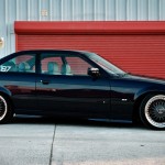 Black BBS RC on Black BMW M3 E36