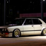 BMW 528i E28 on 17" Gold BBS RS 212 & BBS RS 197