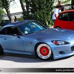 Blue S2000 on 17x11 BBS RS in Orange