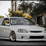 BBS RM White Civic EK