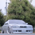 JDM Infinity Q45 on Silver BBS LM in Japan