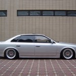 JDM Infinity Q45 on Silver BBS LM in Japan