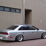 JDM Infinity Q45 on Silver BBS LM in Japan