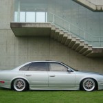 JDM Infinity Q45 on Silver BBS LM in Japan