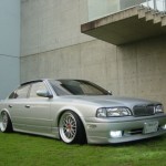 JDM Infinity Q45 on Silver BBS LM in Japan