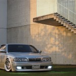 JDM Infinity Q45 on Silver BBS LM in Japan