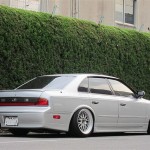 JDM Infinity Q45 on Silver BBS LM in Japan