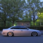 JDM Infinity Q45 on Silver BBS LM in Japan