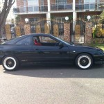 Black Acura Integra Type-R on Black BBS RS