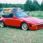 Gold BBS RS Porsche 930 Slantnose Cabriolet