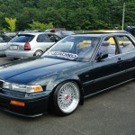 Green Acura Vigor on Silver 17" BBS RS