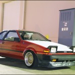 AE86 Toyota Corolla on 15x8.5" Gold BBS RS