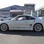 White JDM Toyota MR2 Sw20 on Silver BBS LM
