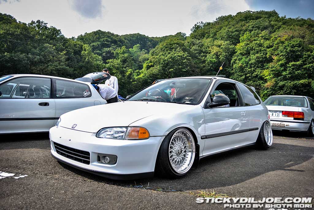 Modified Honda Civic 2012 on White Eg Honda Civic On Custom 16    Bbs Rs   Bbs Rs Zone