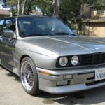 BMW E30 M3 on Black BBS RC
