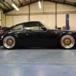 Gold BBS RS on Black Porsche 911 