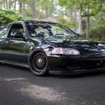 Black and Gold BBS RS on EG Honda Civic