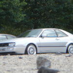 Silver Volkswagen Corrado 17" BBS RS 301