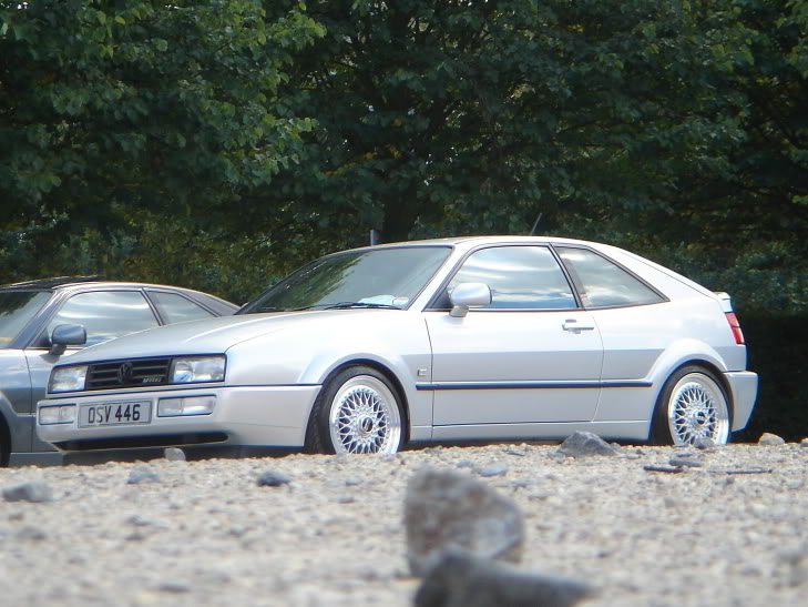 Silver Volkswagen Corrado 17" BBS RS 301